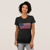 USA Flag Vintag T-Shirt (Vorne ganz)