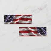USA Flag Visitenkarte #1 (Vorne/Hinten)