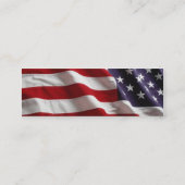 USA Flag Visitenkarte #1 (Rückseite)
