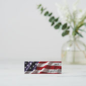 USA Flag Visitenkarte #1 (Stehend Vorderseite)