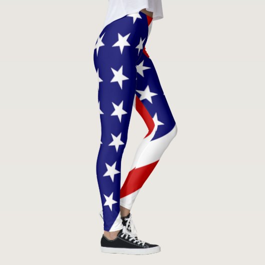 USA Flag-Vorlesung Leggings (Rechts)