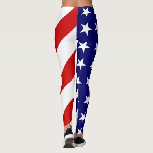 USA Flag-Vorlesung Leggings (Rückseite)