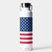 USA Flag Water Bottle - Vereinigte Staaten Trinkflasche (Vorne)