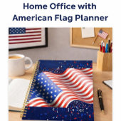 USA Flag Wavy Pattern Planer