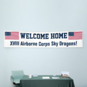 USA Flag Welcome Zuhause Custom Banner (Messeveranstaltung)
