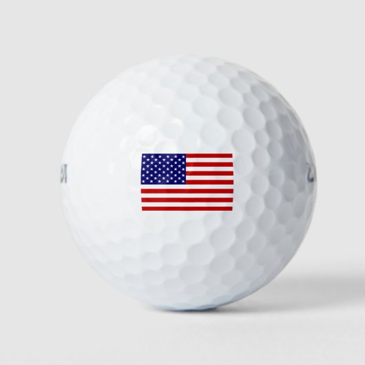 USA Flag wgbcnt Golfball (Vorderseite)