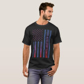 USA Flag Window Installations-Techniker T-Shirt (Vorne ganz)