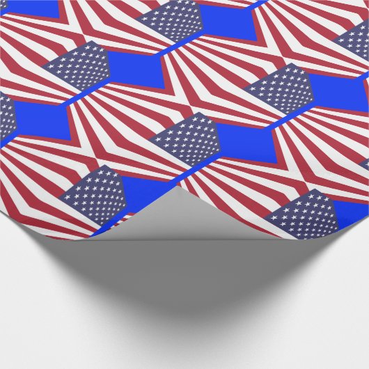Usa Flag Wrapper Geschenkpapier (Ecke)