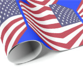Usa Flag Wrapper Geschenkpapier (Rolleneckpunkt)