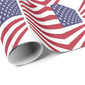 Usa Flag Wrapper Geschenkpapier (Rolleneckpunkt)