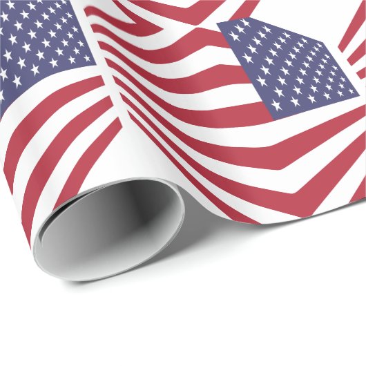 Usa Flag Wrapper Geschenkpapier (Rolleneckpunkt)