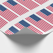 USA Flag Wrapping Paper Geschenkpapier (Ecke)
