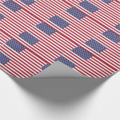 USA Flag Wrapping Paper Geschenkpapier (Ecke)