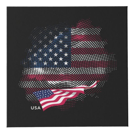 USA flag Würfel (Rechts)
