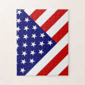 USA-Flagge 11x14 252pc jpcn Puzzle (Vertikal)
