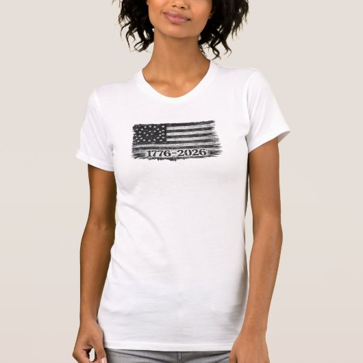 USA-FLAGGE 1776-2026  T-Shirt (Vorderseite)