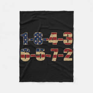 Usa-Flagge 18436572 Zündreihenfolge Small Block Mo Fleecedecke