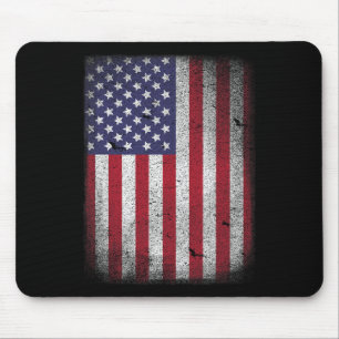 Usa-Flagge 4. Juli Amerikanisch Rot Weiß Blau Ster Mousepad