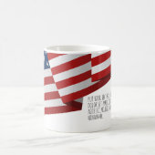 USA-Flagge | Abzeichen | Pop Art Kaffeetasse (Mittel)
