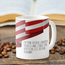 USA-Flagge | Abzeichen | Pop Art Kaffeetasse