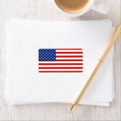 USA-Flagge Adressaufkleber (Insitu)