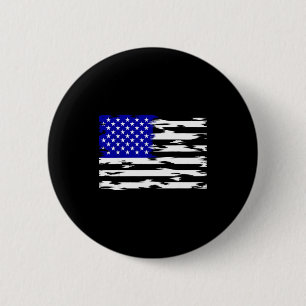 USA-Flagge amerikanische Sterne und Streifen patri Button