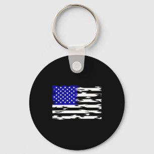 USA-Flagge amerikanische Sterne und Streifen patri Schlüsselanhänger