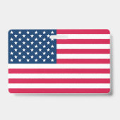 USA-Flagge Ausweis (Rückseite)