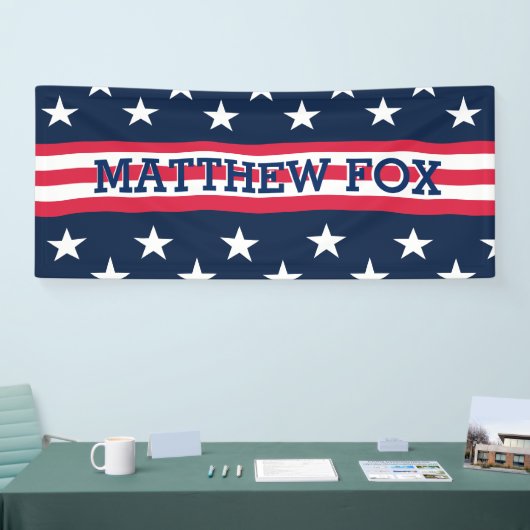 USA-Flagge 🇺🇸 Banner (Messe)