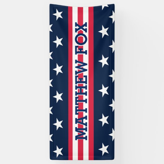 USA-Flagge 🇺🇸 Banner (Vertikal)