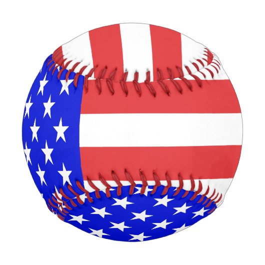 USA-Flagge Baseball (Vorderseite)