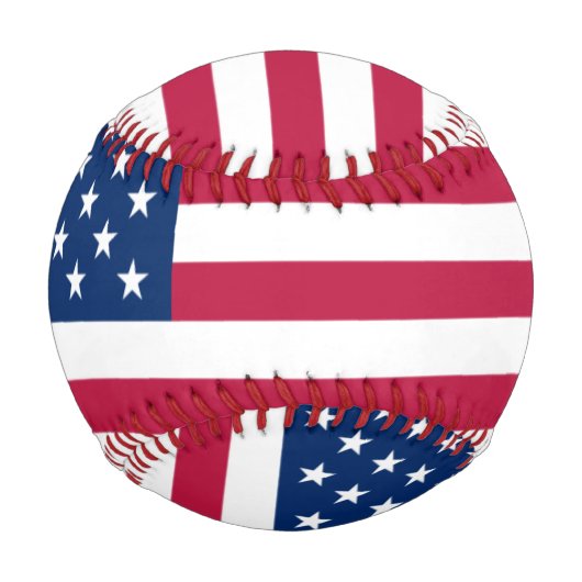 usa-Flagge Baseball (Rückseite)