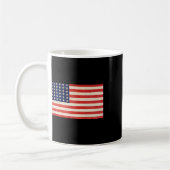 USA-Flagge Basic für Männer Frauen und Kinder US P Kaffeetasse (Links)