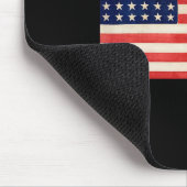 USA-Flagge Basic für Männer Frauen und Kinder US P Mousepad (Ecke)