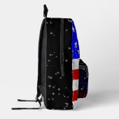 USA-Flagge Bedruckter Rucksack (Links)
