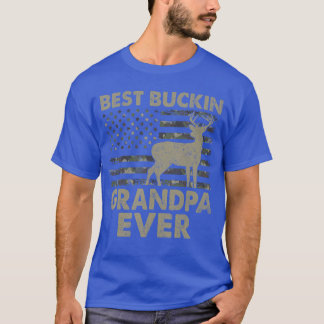 USA-Flagge Bester buckelnder Opa jemals Jagender O T-Shirt