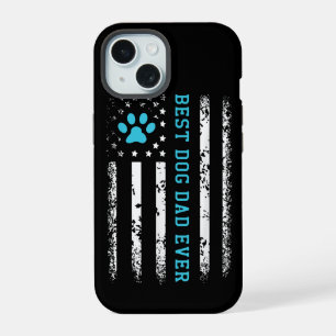 USA-Flagge Bester Hundepapa Aller Zeiten Amerikani iPhone 15 Hülle