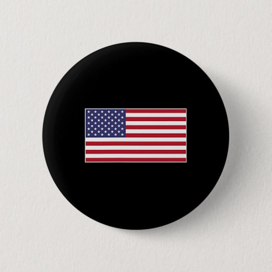 Usa-Flagge Brust-Patch Sternenbanner Amerikanisch Button (Vorderseite)