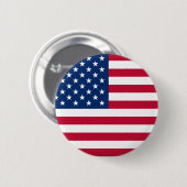 USA-Flagge Button (Vorne & Hinten)