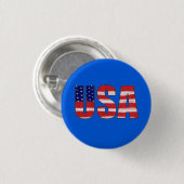 USA-Flagge Button (Vorne & Hinten)