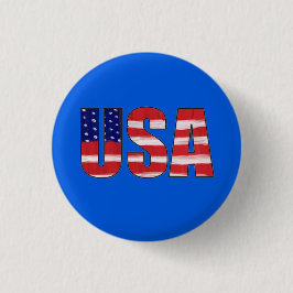 USA-Flagge Button