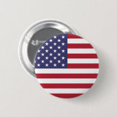 USA-Flagge Button (Vorne & Hinten)