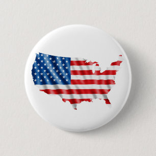 USA-Flagge Button