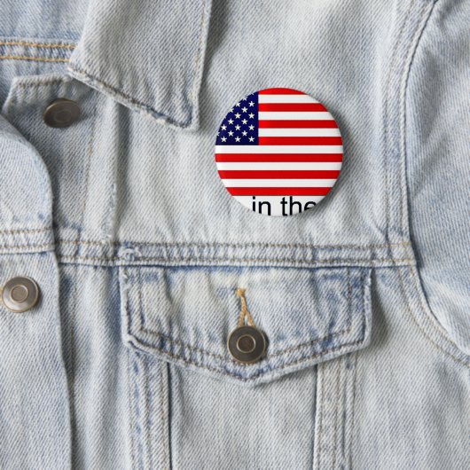 USA-Flagge Button (Beispiel)