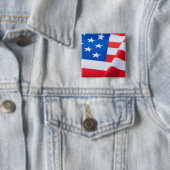 USA-Flagge Button (Beispiel)