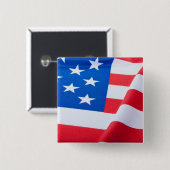 USA-Flagge Button (Vorne & Hinten)