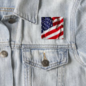 USA-Flagge Button (Beispiel)