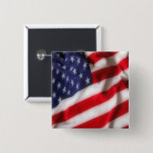 USA-Flagge Button (Vorne & Hinten)