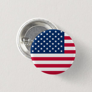 USA-Flagge Button Patriotisch