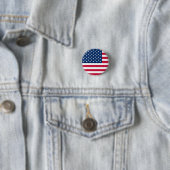 USA-Flagge Button Patriotisch (Beispiel)